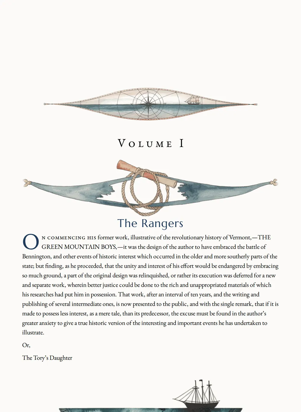 A page of The Rangers as set for this edition