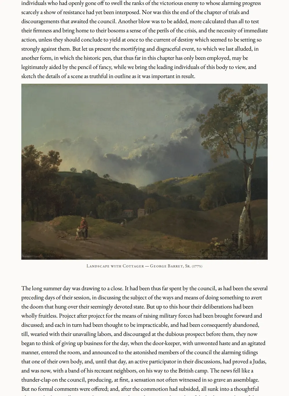 A page of The Rangers as set for this edition