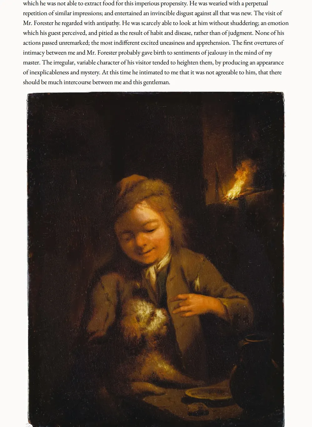 A page of Caleb Williams as set for this edition