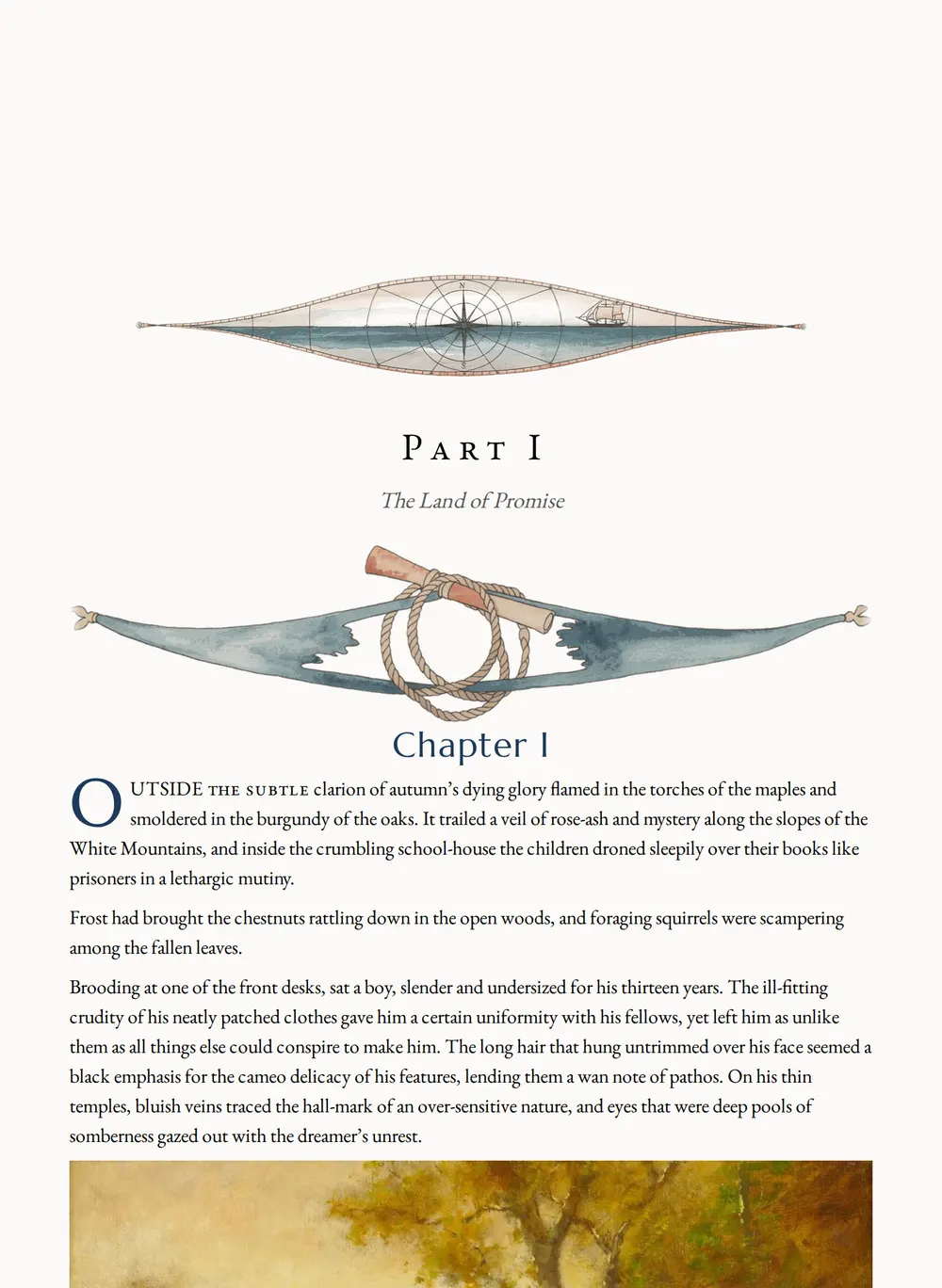 A page of Destiny as set for this edition