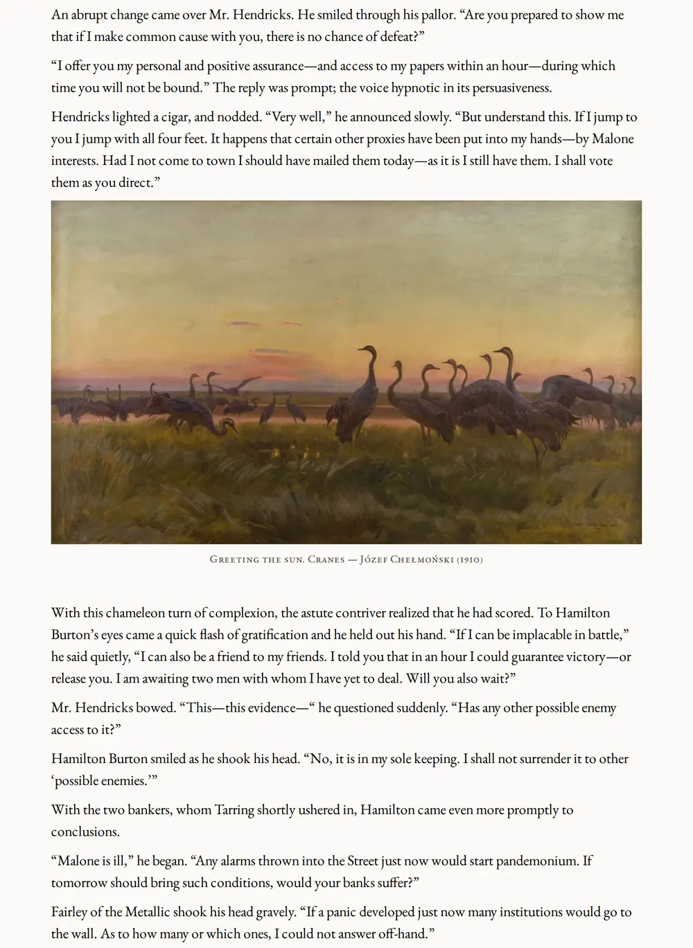 A page of Destiny as set for this edition