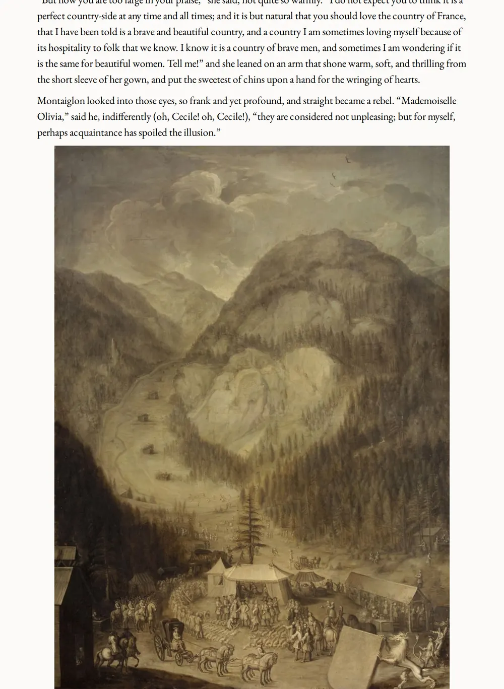 A page of Doom Castle as set for this edition