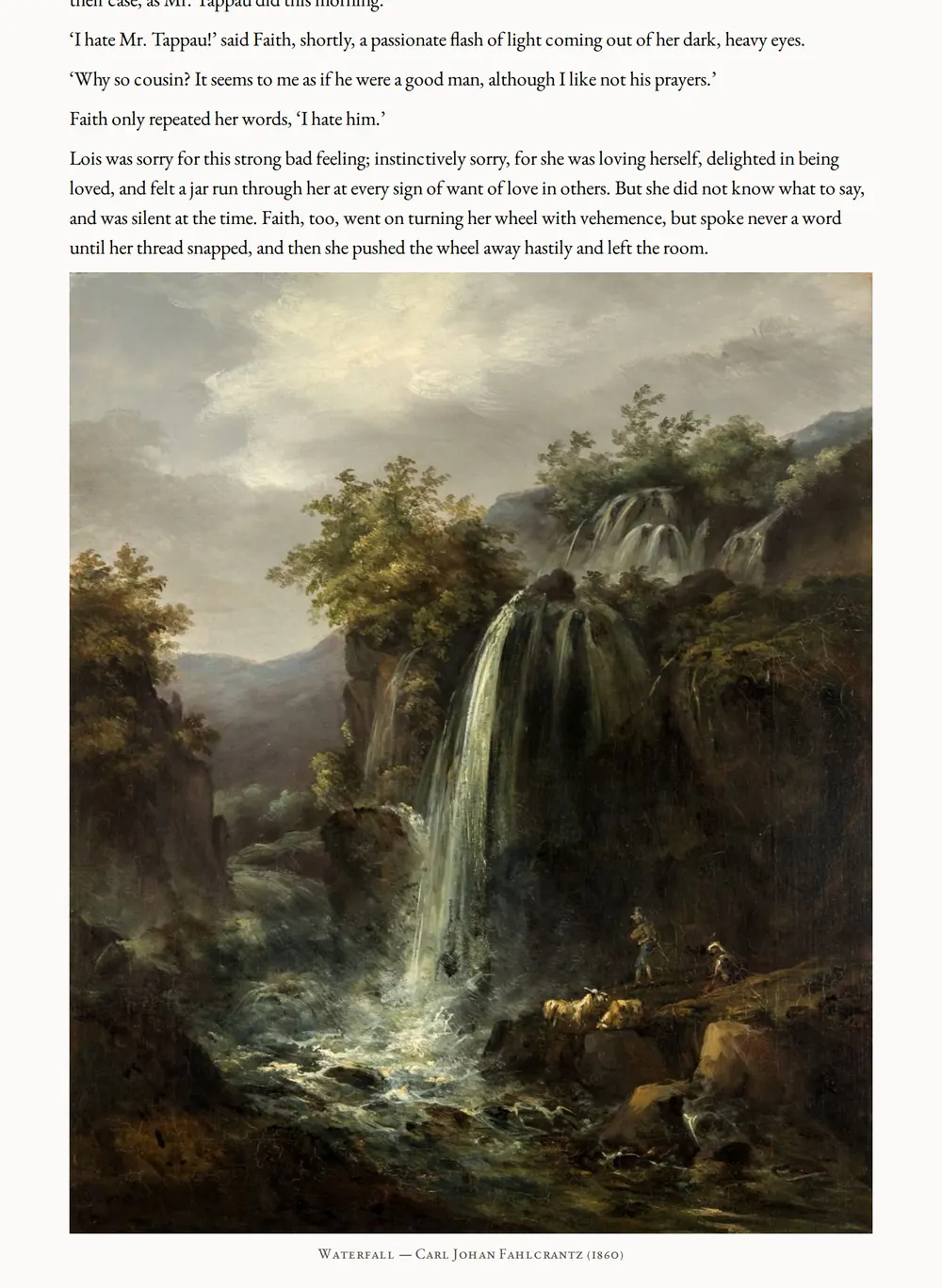 A page of Curious, If True as set for this edition