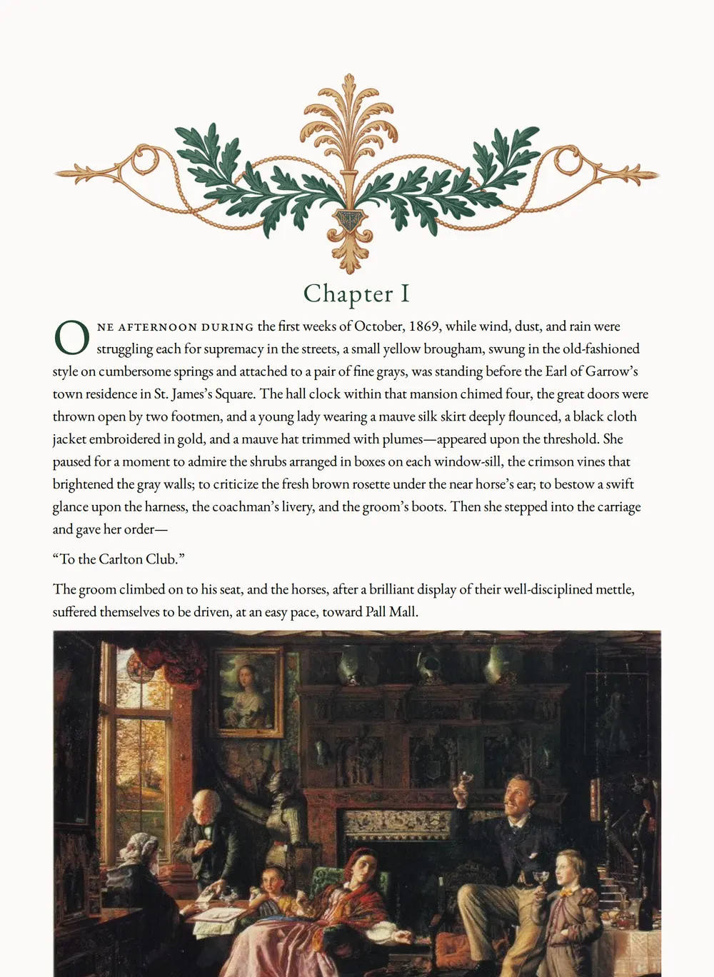 A page of Robert Orange as set for this edition