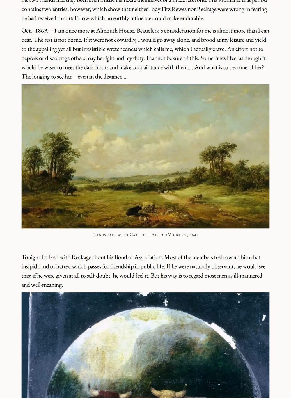 A page of Robert Orange as set for this edition