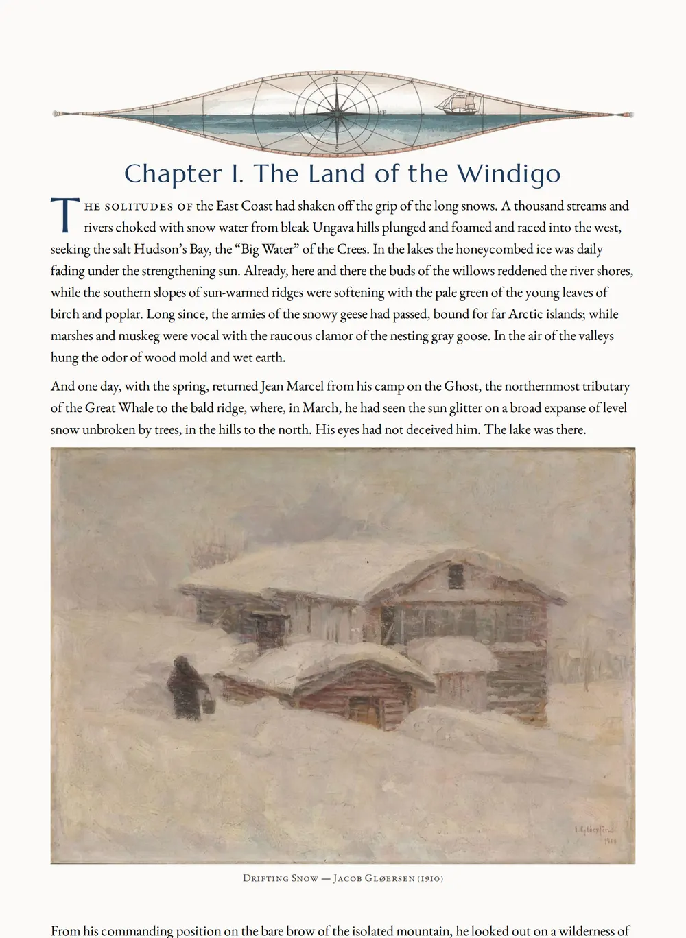 A page of The Whelps of the Wolf as set for this edition