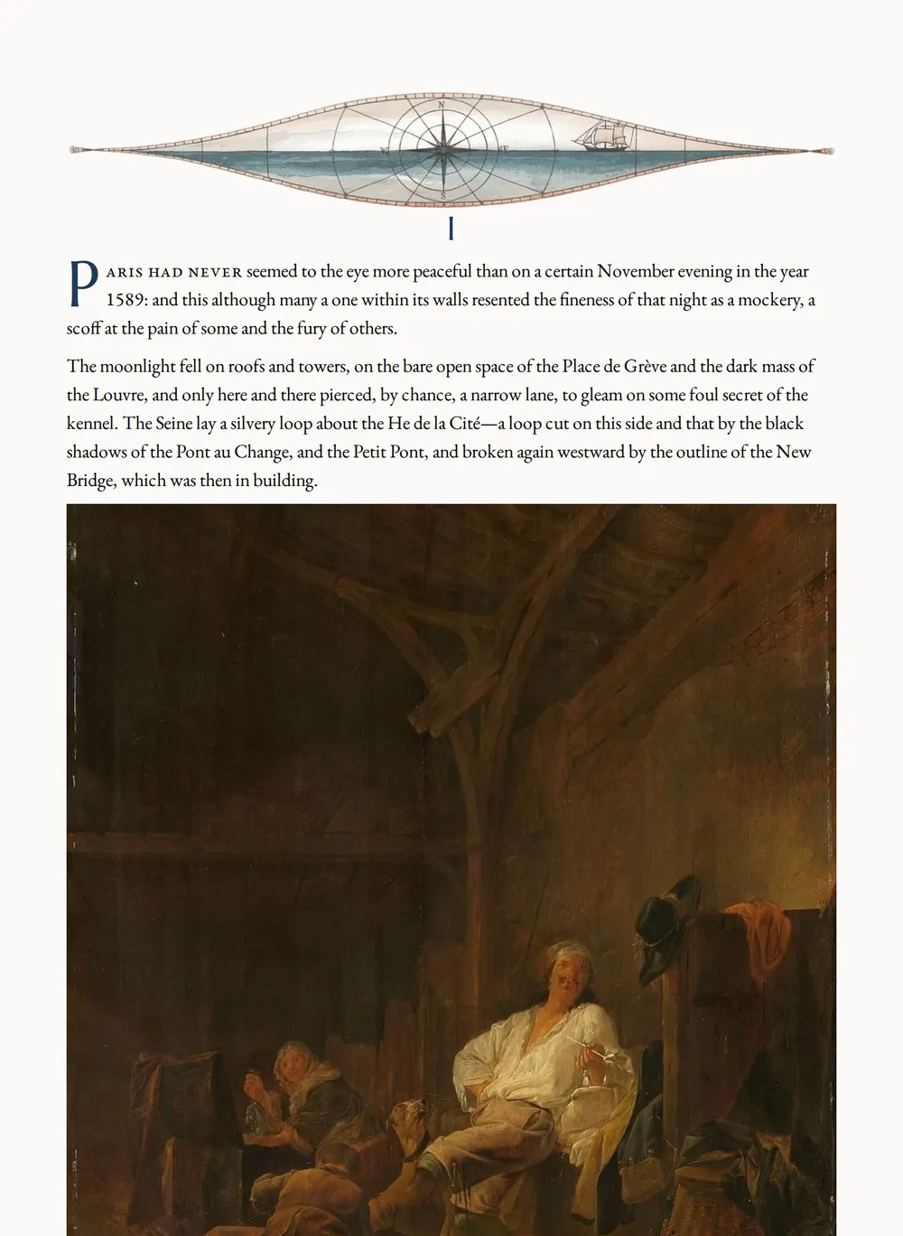 A page of For the Cause as set for this edition
