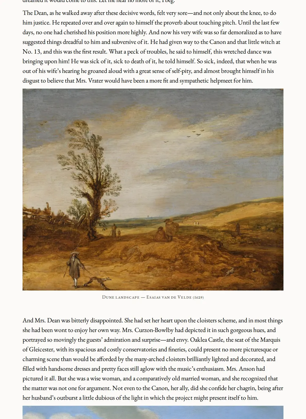 A page of For the Cause as set for this edition