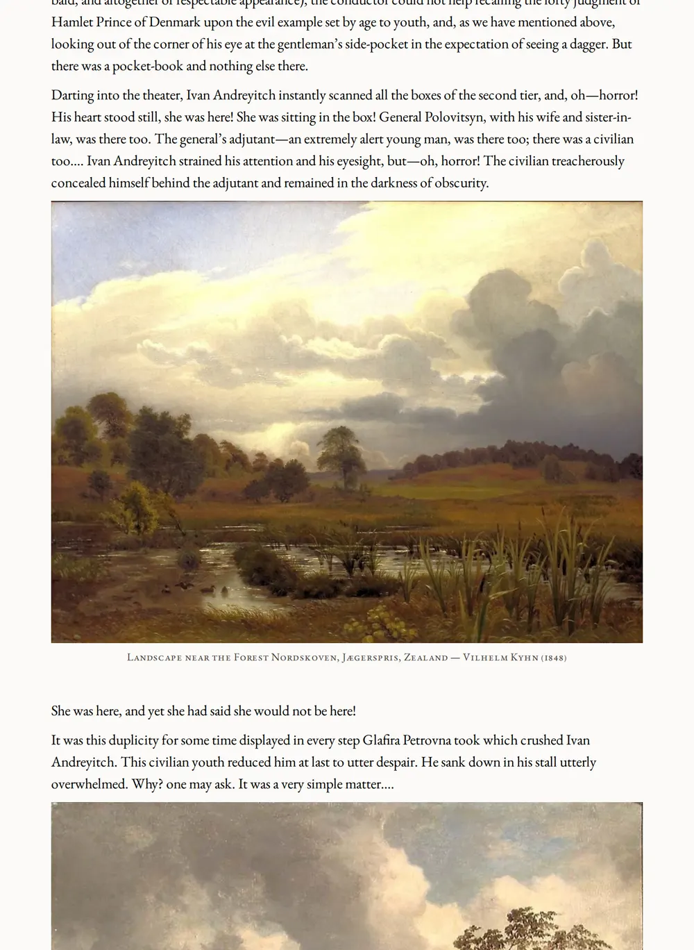 A page of Short Stories as set for this edition