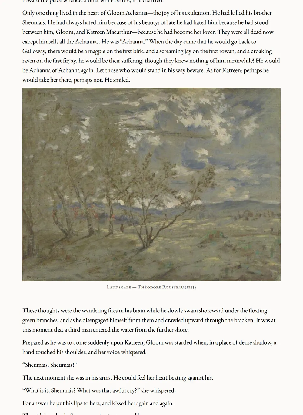 A page of Great Ghost Stories as set for this edition