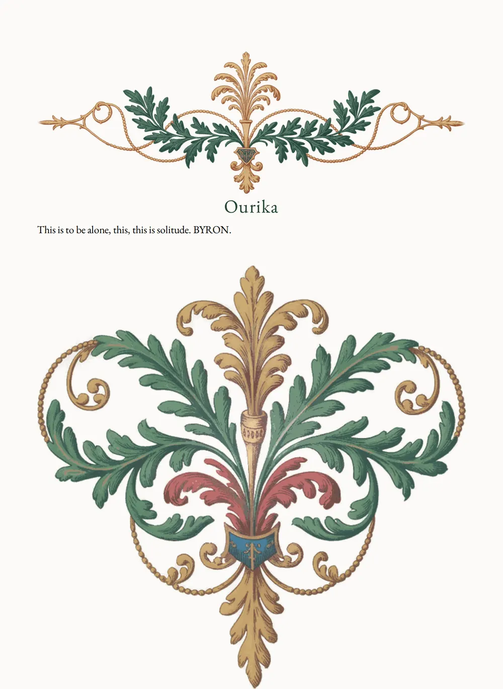 A page of Ourika as set for this edition