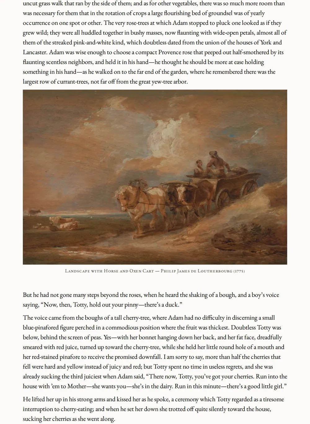 A page of Adam Bede as set for this edition