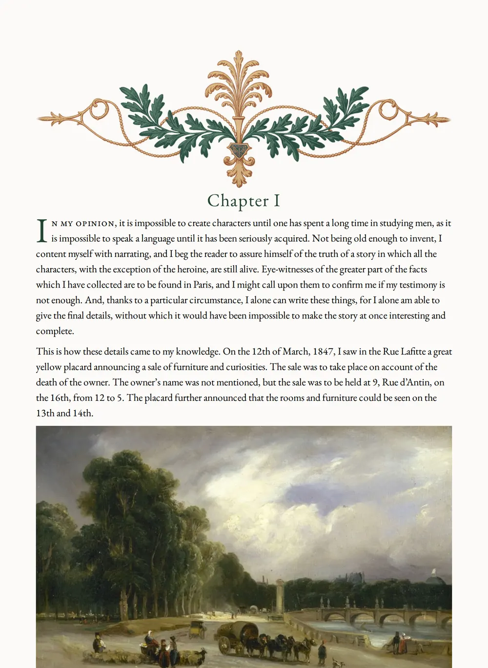 A page of Camille as set for this edition