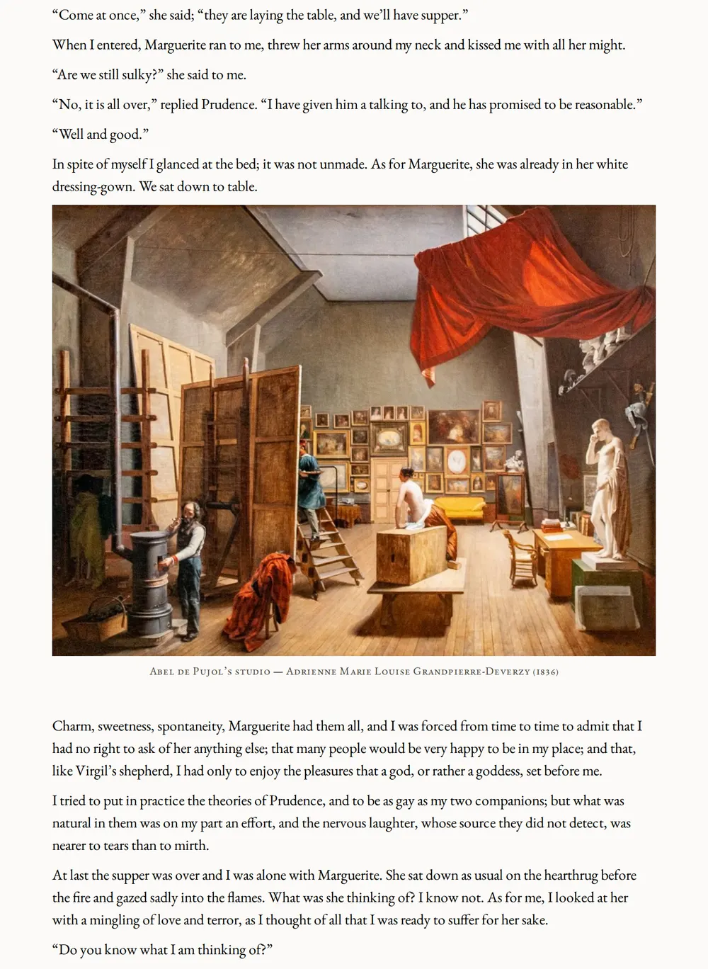 A page of Camille as set for this edition