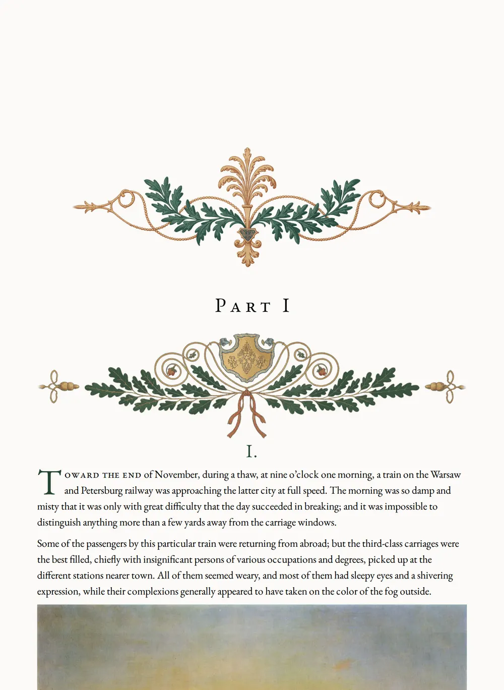 A page of The Idiot as set for this edition