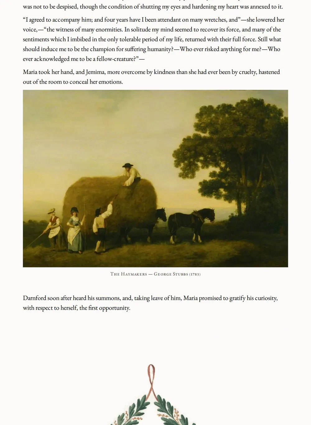 A page of Maria as set for this edition