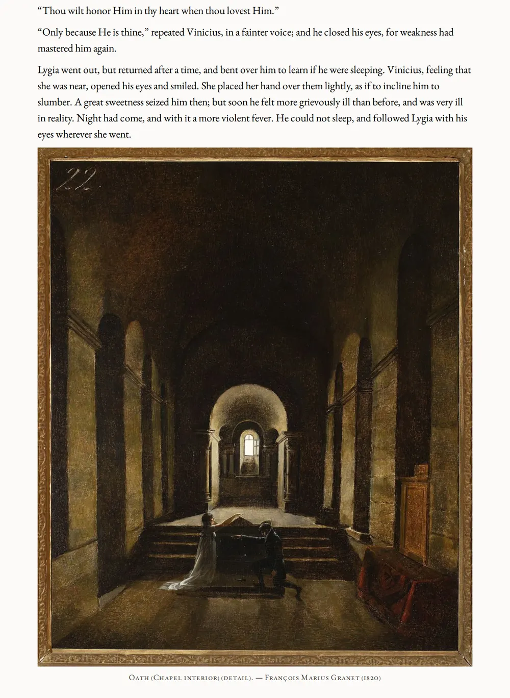 A page of Quo Vadis as set for this edition