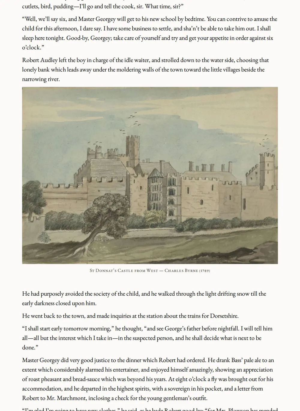 A page of Lady Audley's Secret as set for this edition