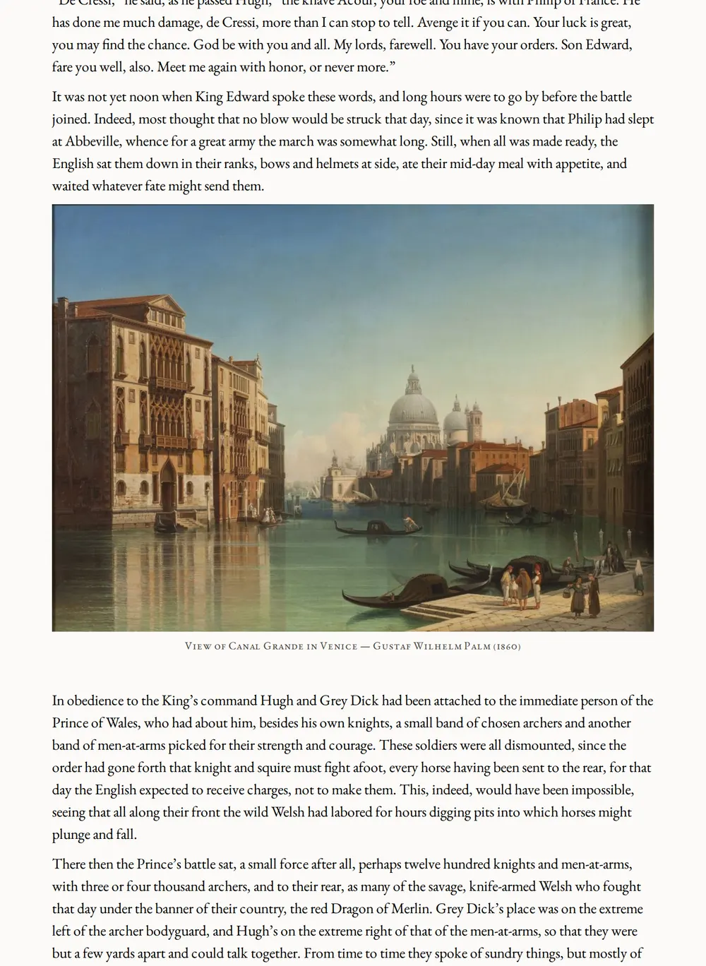 A page of Red Eve as set for this edition
