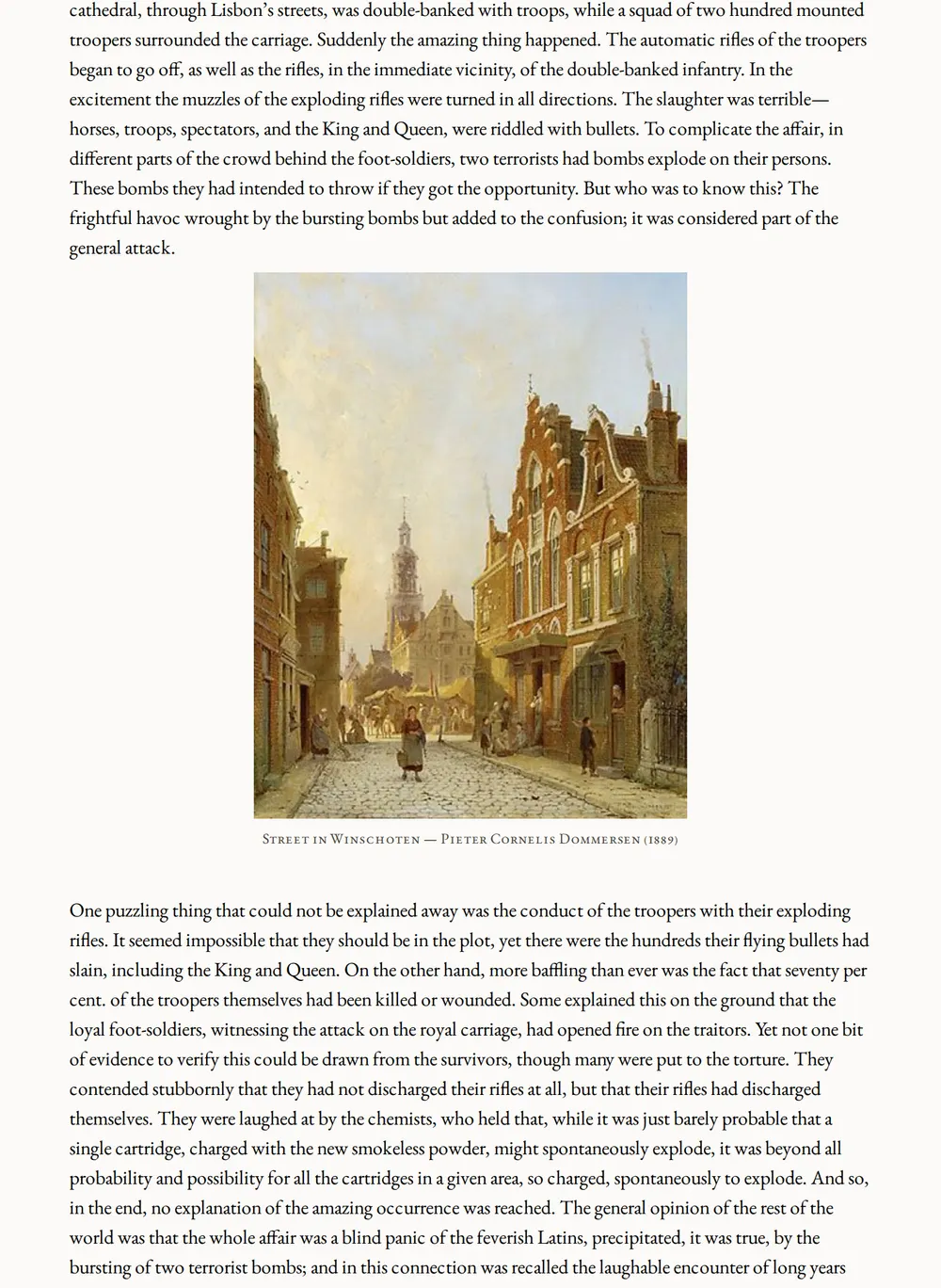 A page of The Strength of the Strong as set for this edition