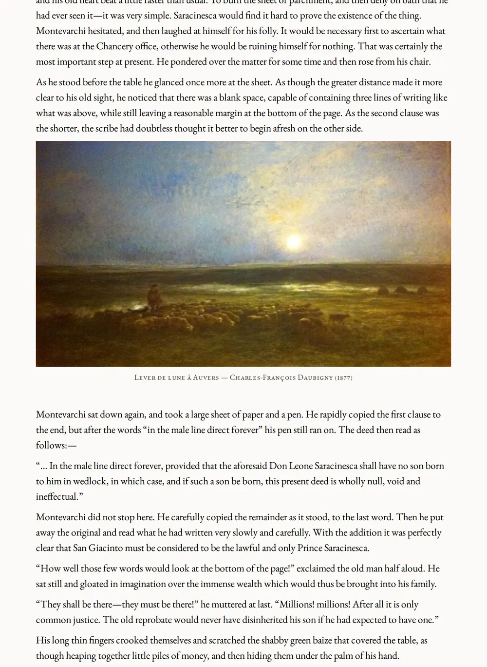 A page of Sant' Ilario as set for this edition