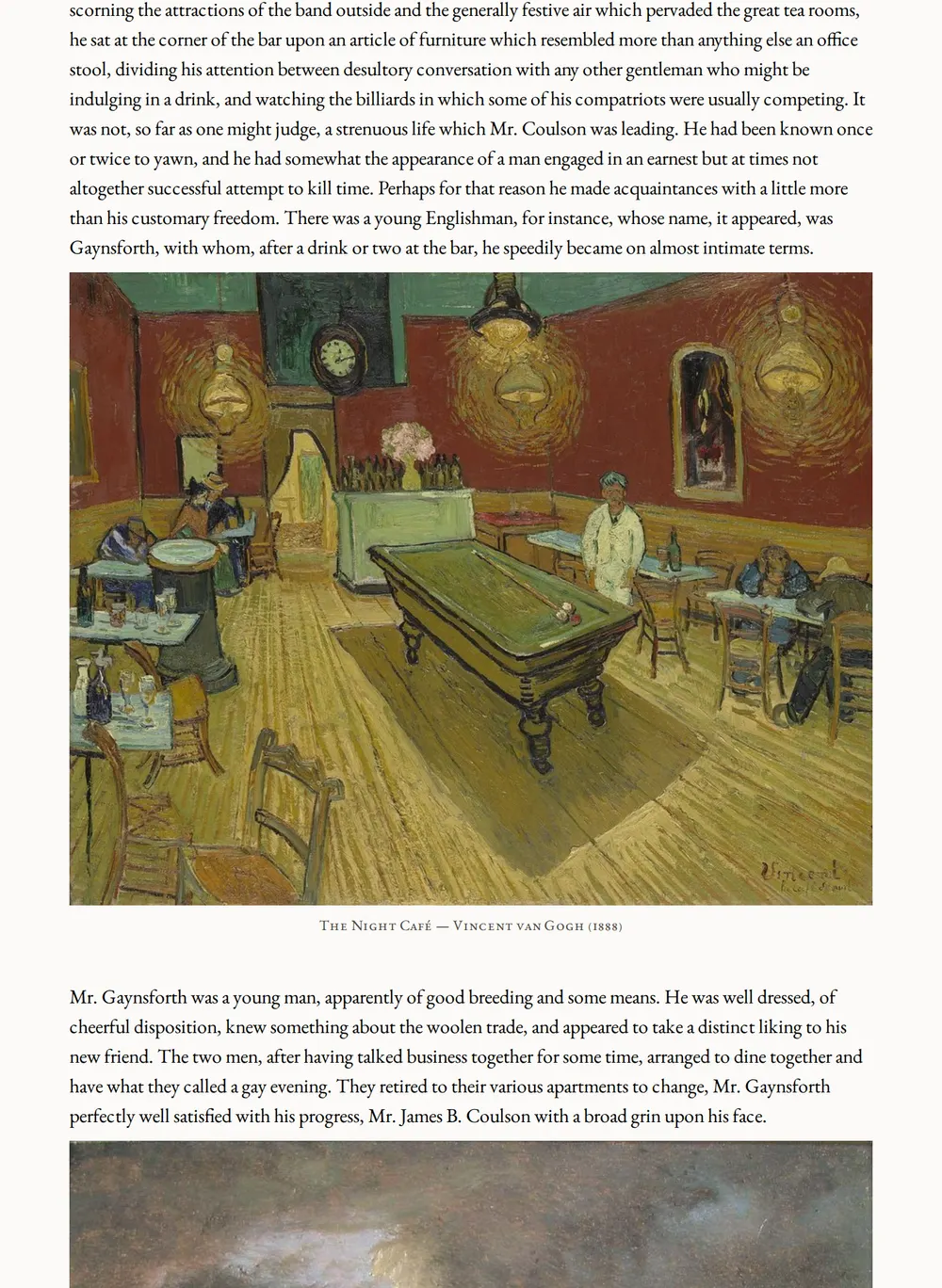 A page of The Illustrious Prince as set for this edition
