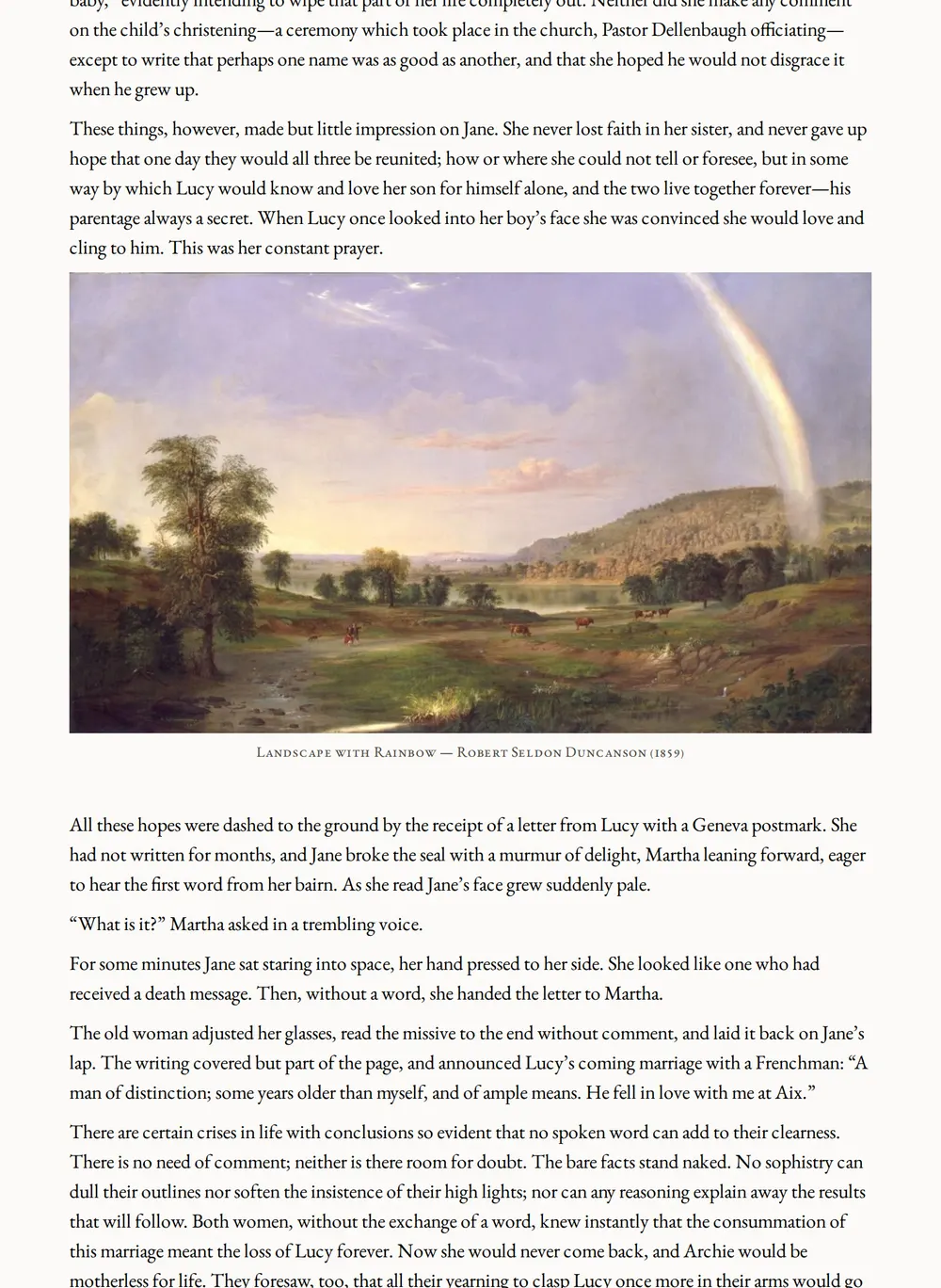A page of The Tides of Barnegat as set for this edition