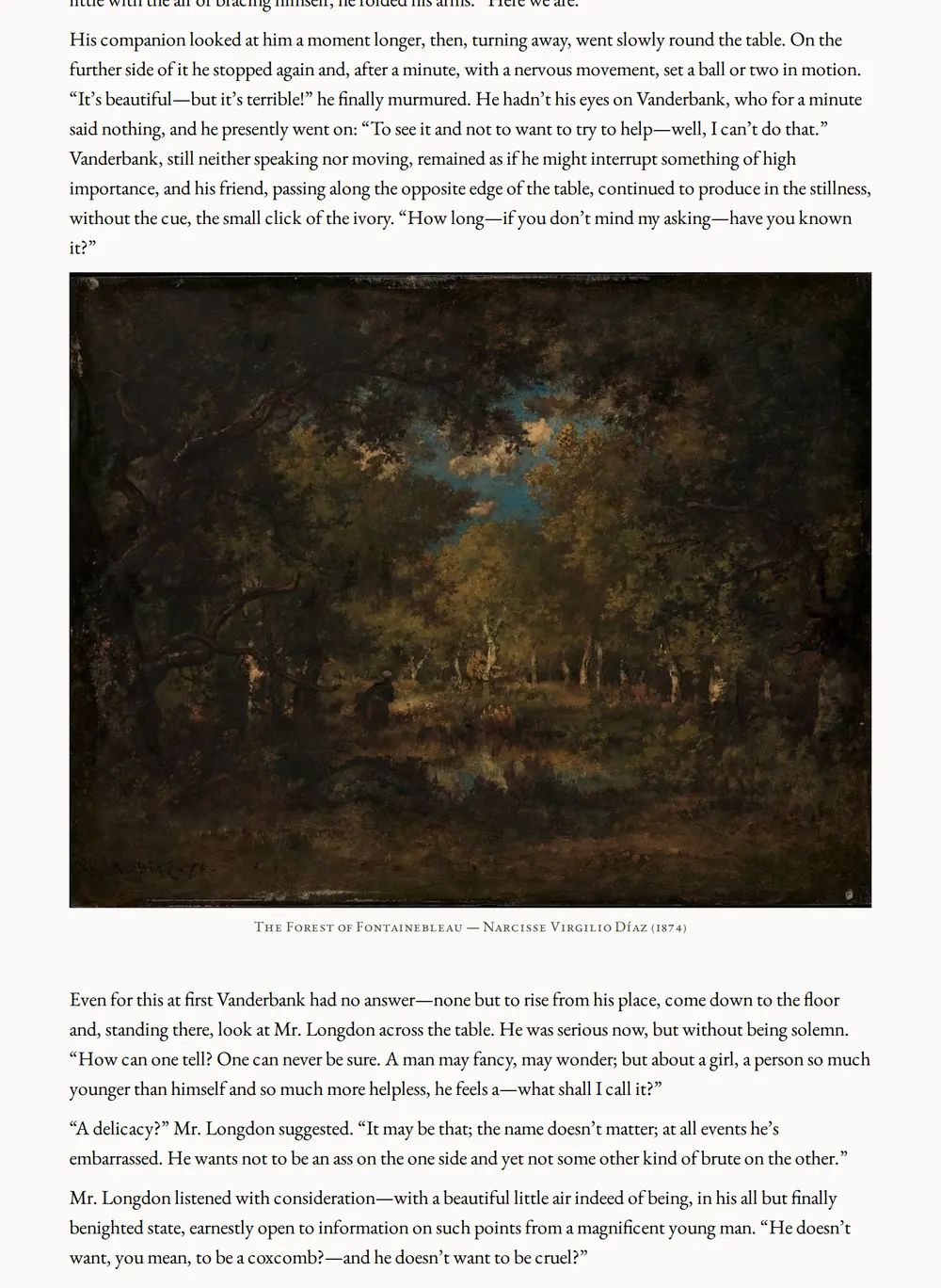 A page of The Awkward Age as set for this edition