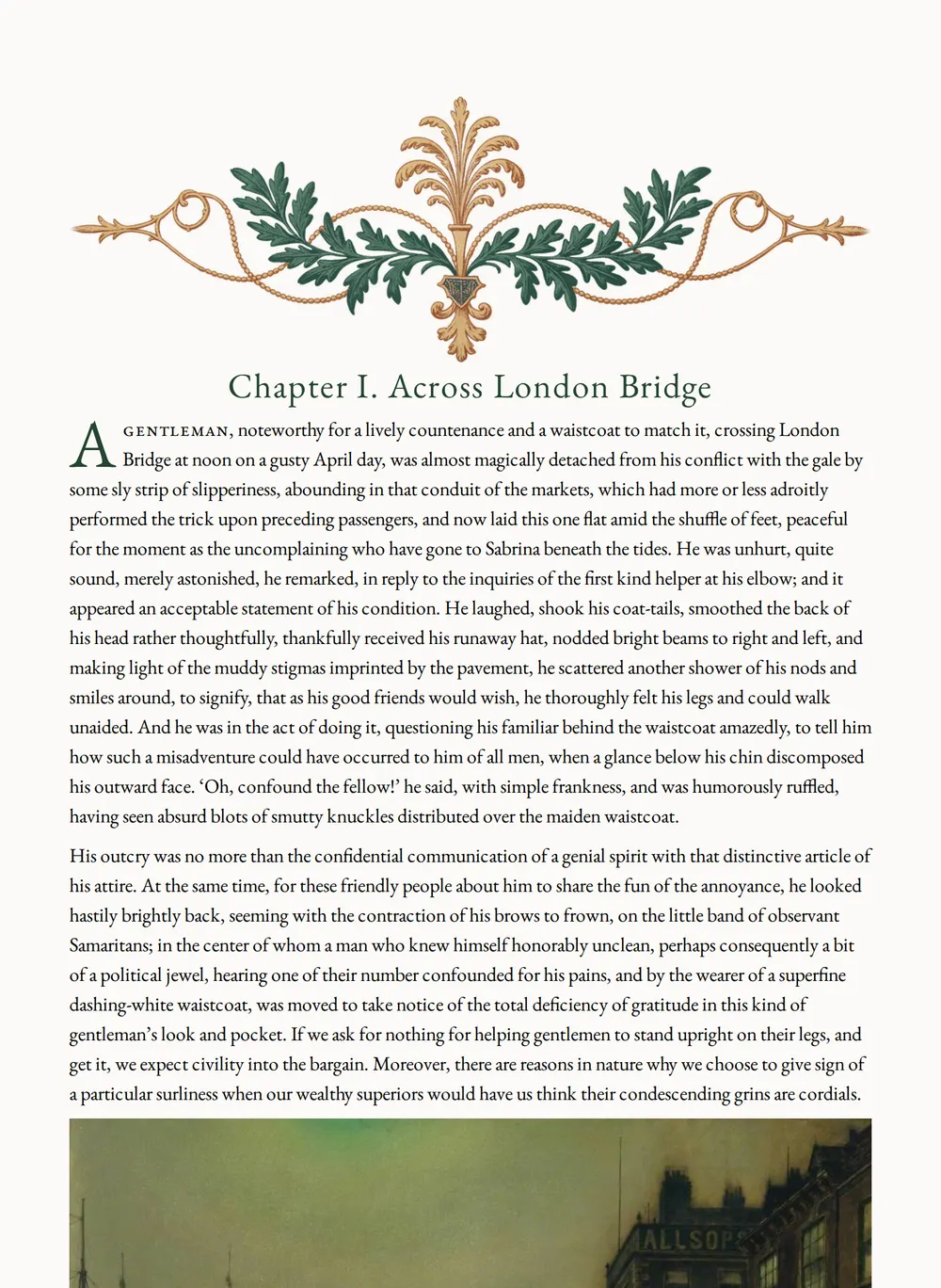 A page of One of Our Conquerors as set for this edition