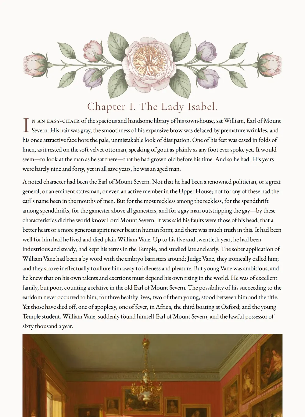 A page of East Lynne as set for this edition