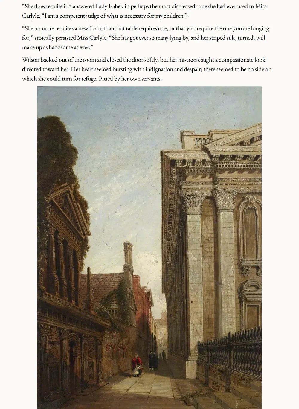 A page of East Lynne as set for this edition
