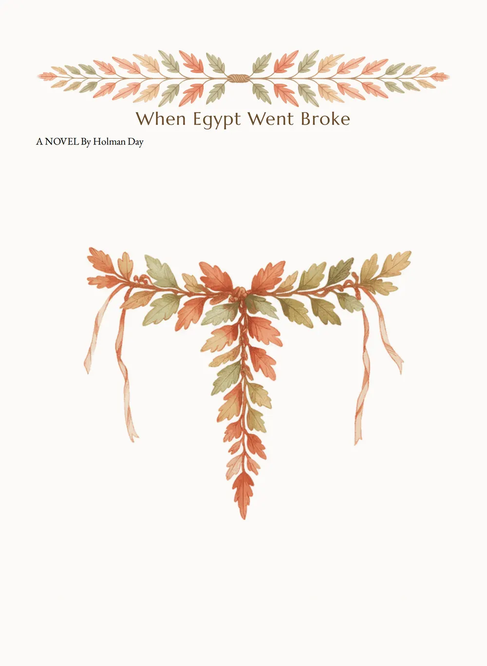 A page of When Egypt Went Broke as set for this edition