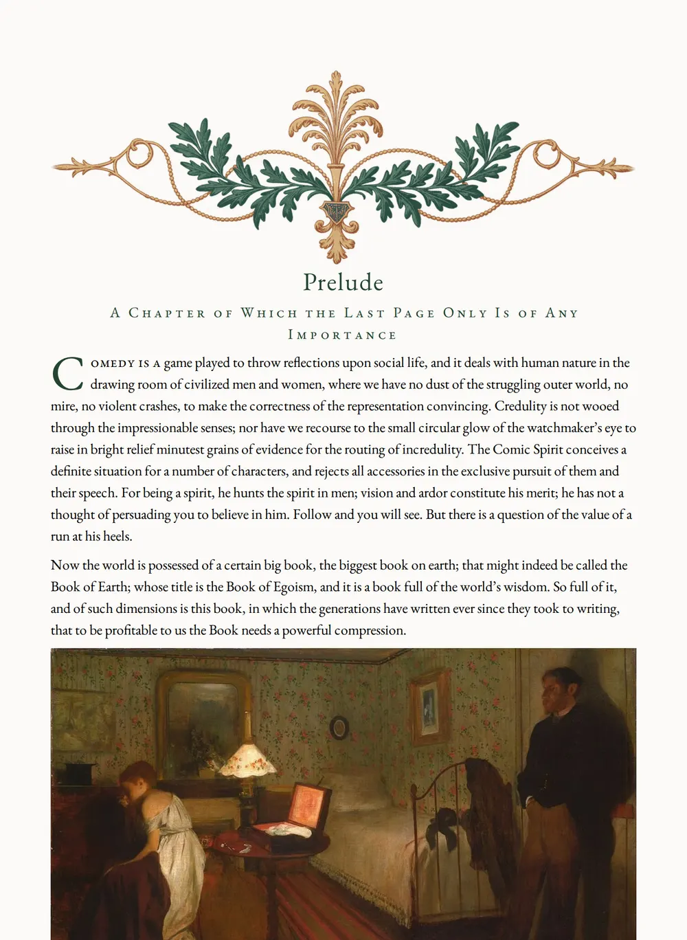 A page of The Egoist as set for this edition