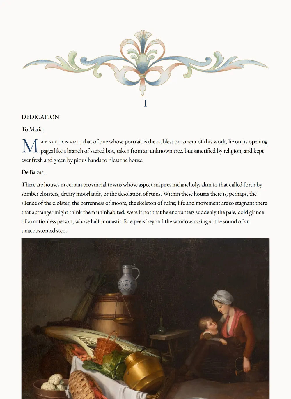 A page of Eugénie Grandet as set for this edition