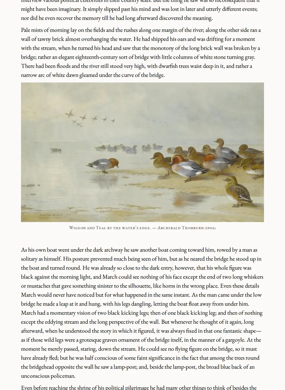 A page of The Man Who Knew Too Much as set for this edition