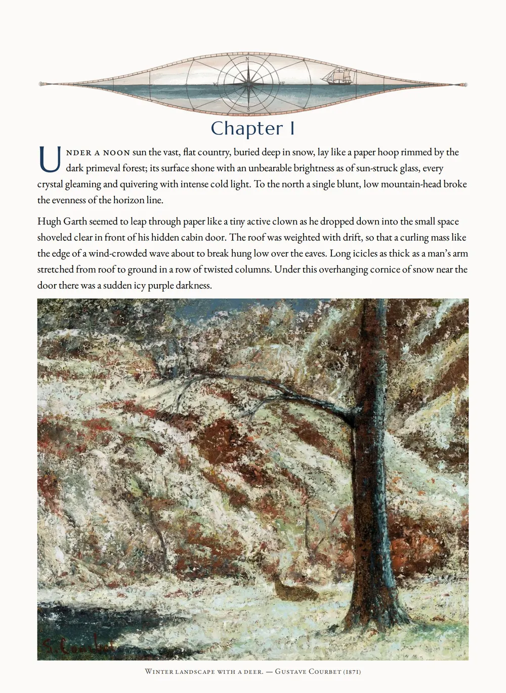 A page of Snow-Blind as set for this edition