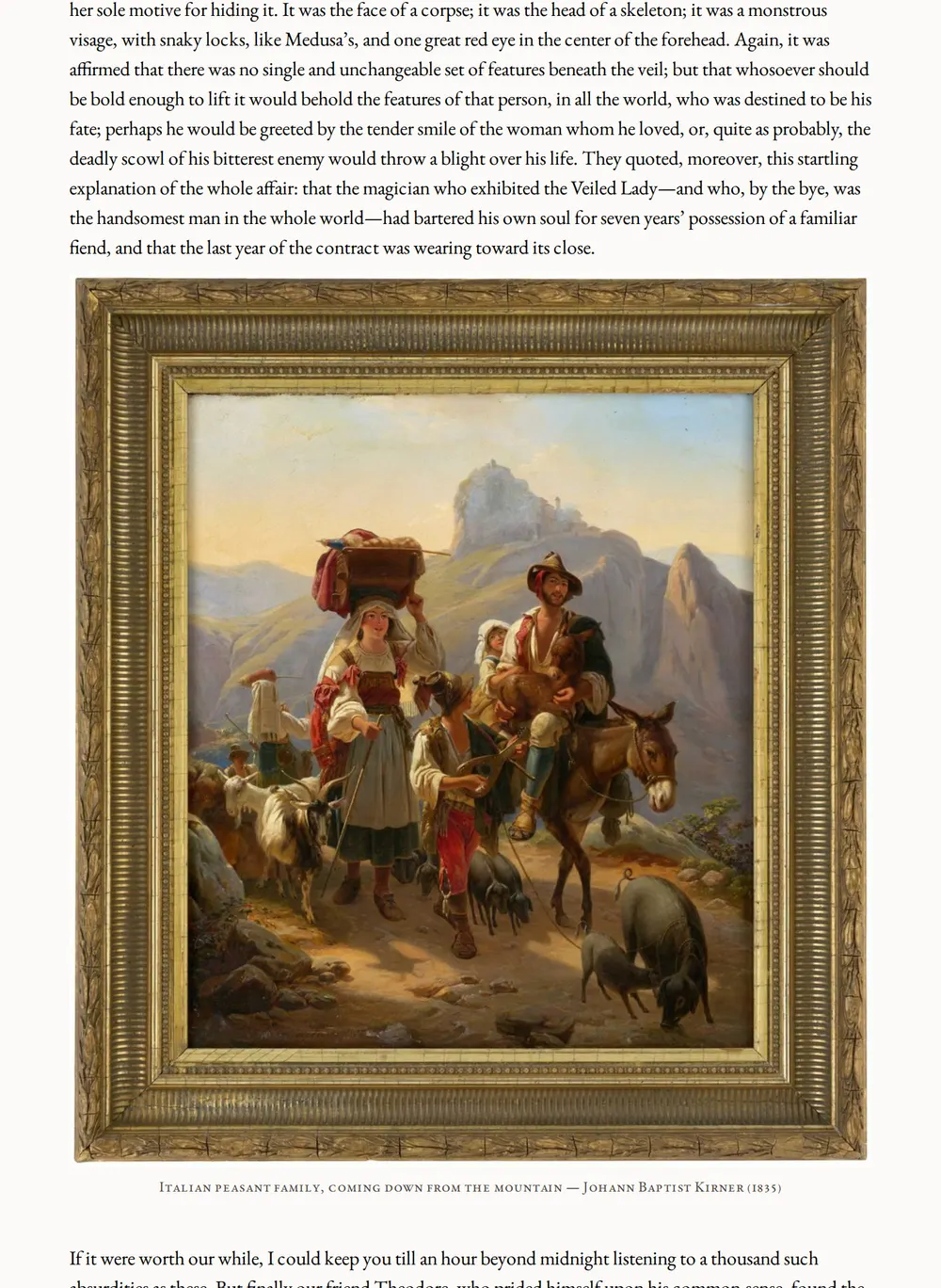 A page of The Blithedale Romance as set for this edition