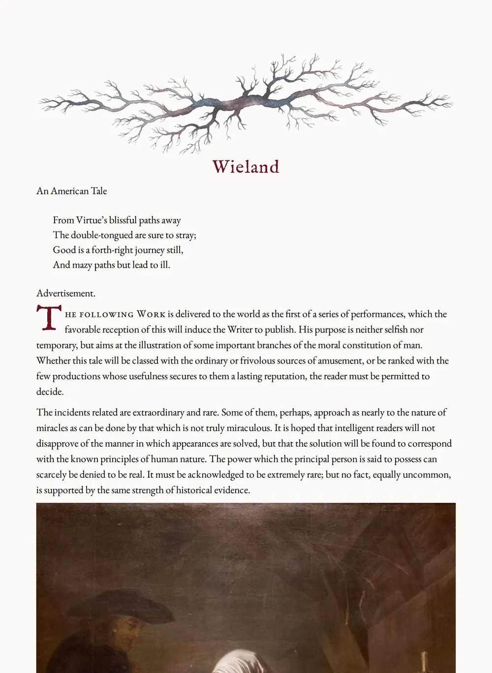 A page of Wieland as set for this edition
