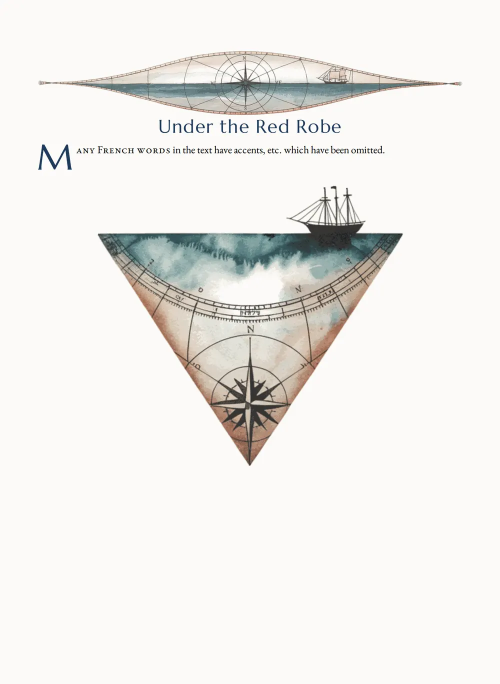 A page of Under the Red Robe as set for this edition