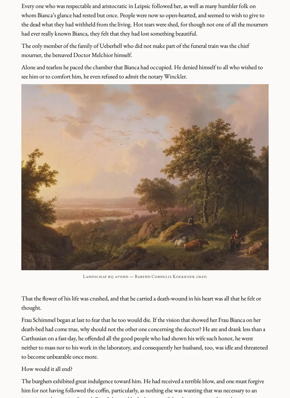 A page of The Elixir as set for this edition