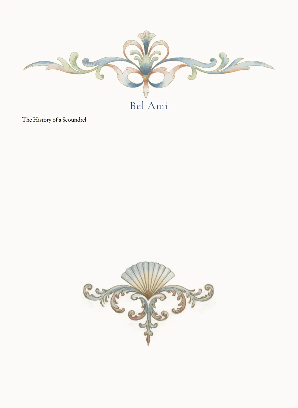 A page of Bel Ami as set for this edition