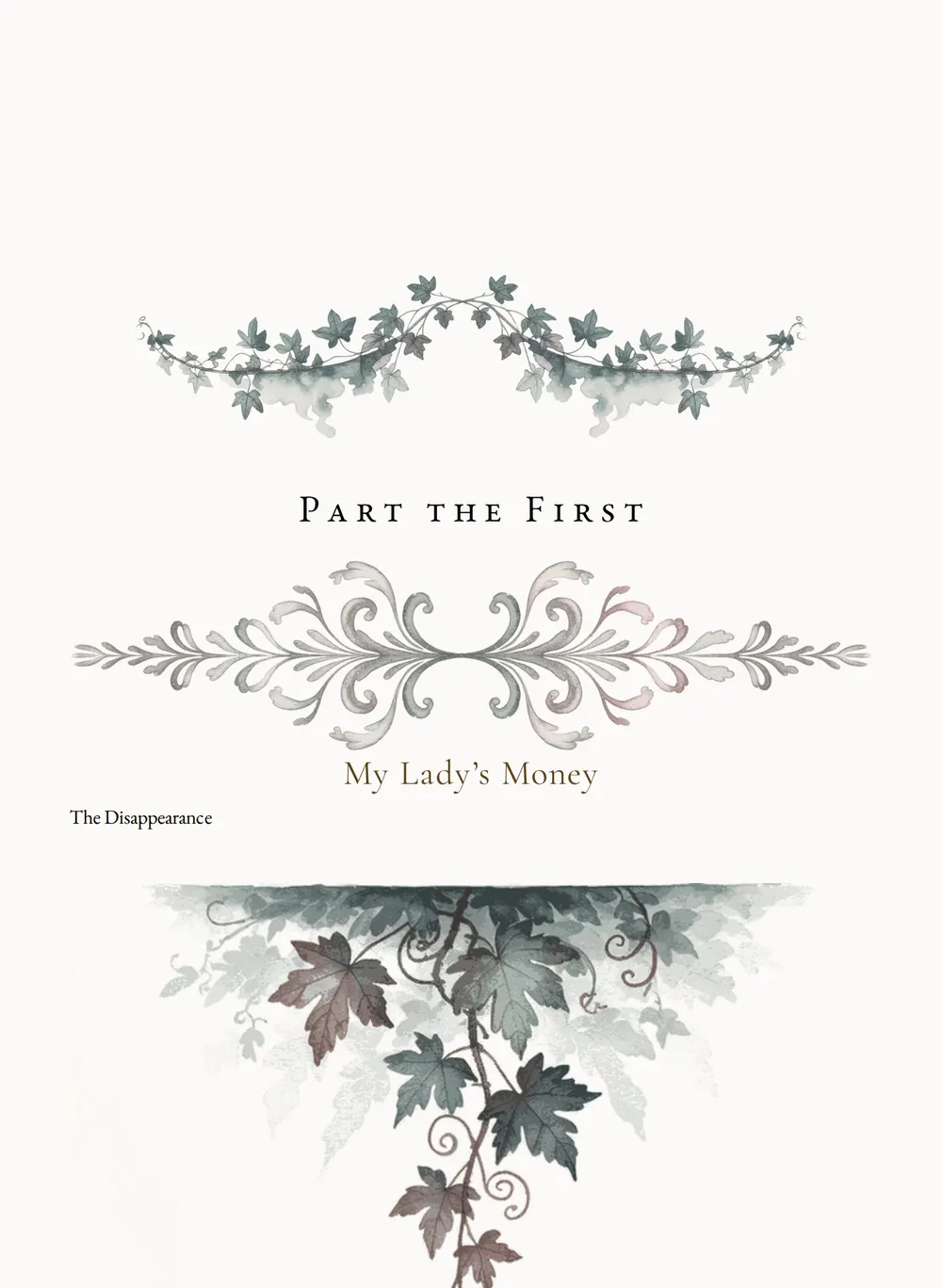 A page of My Lady's Money as set for this edition