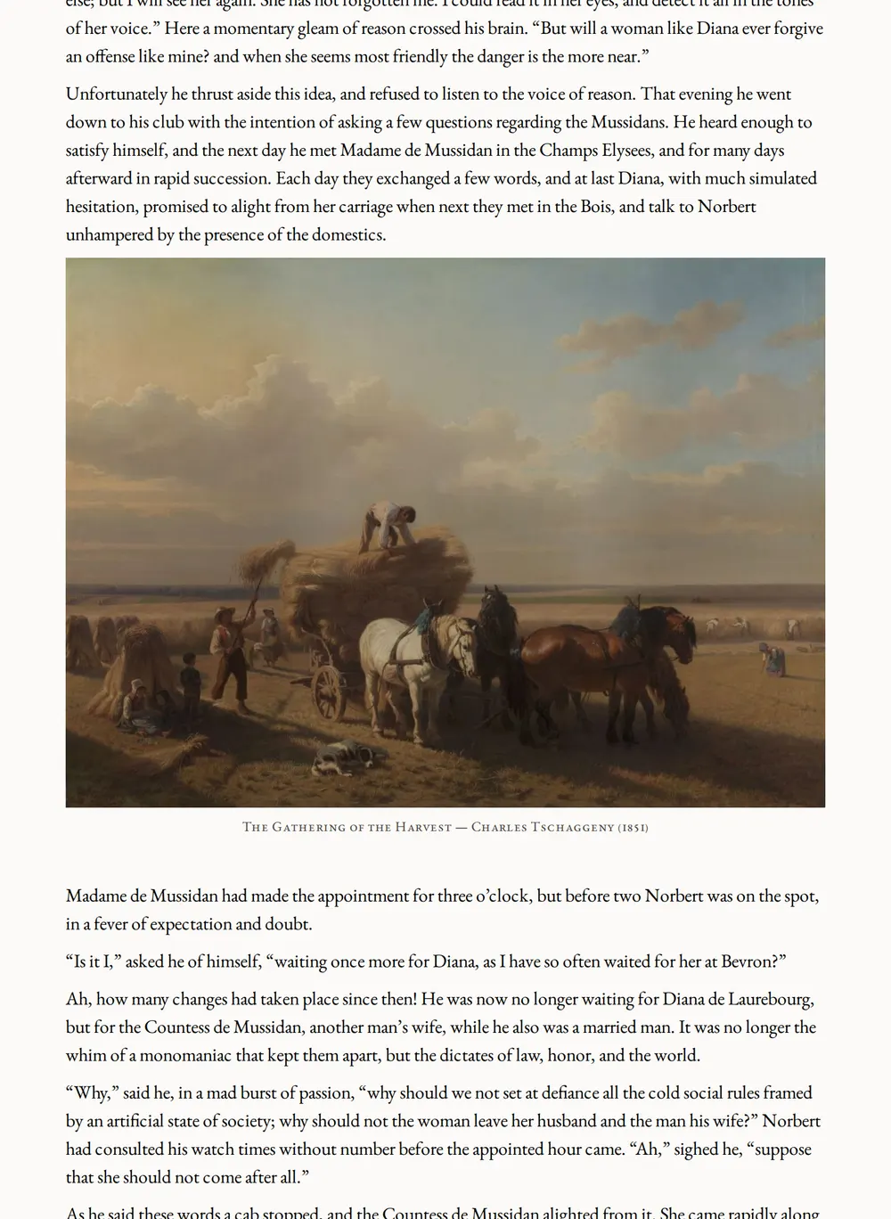 A page of The Champdoce Mystery as set for this edition