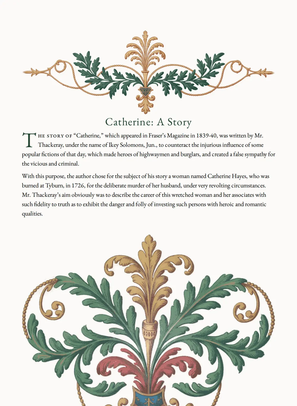 A page of Catherine as set for this edition
