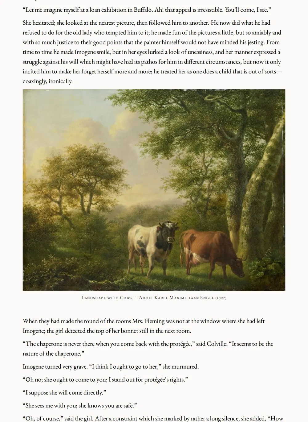 A page of Indian Summer as set for this edition