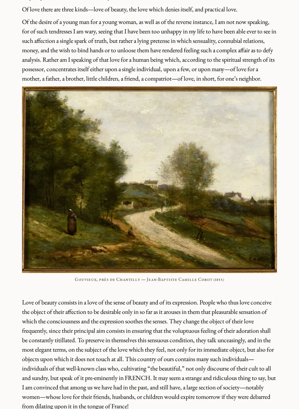 A page of Youth as set for this edition
