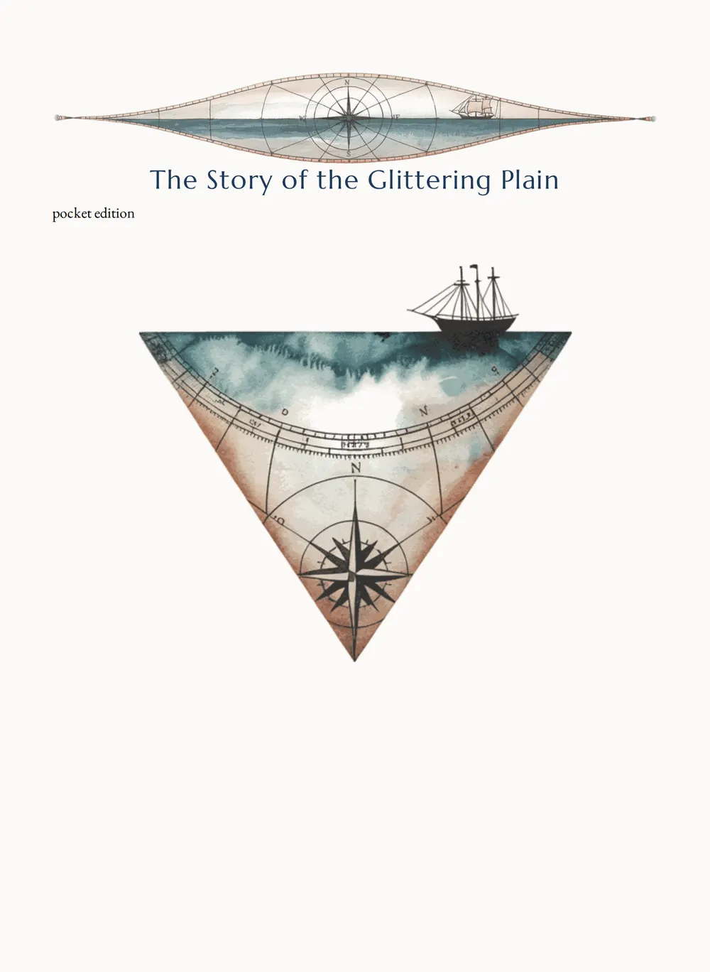 A page of The Story of the Glittering Plain as set for this edition