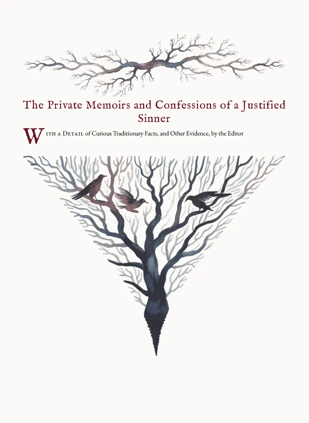 A page of The Private Memoirs and Confessions of a Justified Sinner as set for this edition