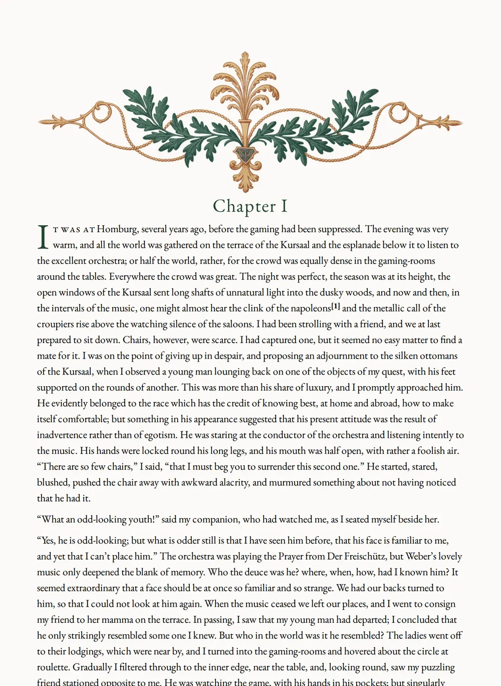 A page of Eugene Pickering as set for this edition