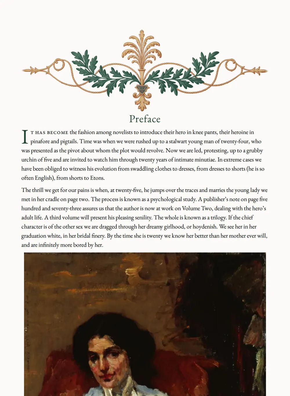 A page of Fanny Herself as set for this edition